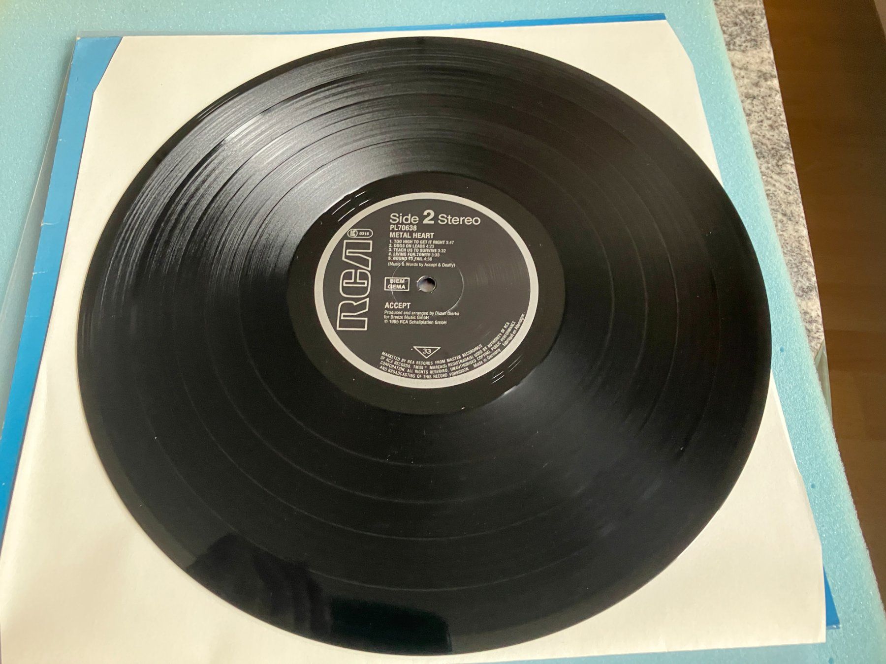 Dischi in vinile: Accept – Usato da Aarwangen venduto da Jukebox3 8