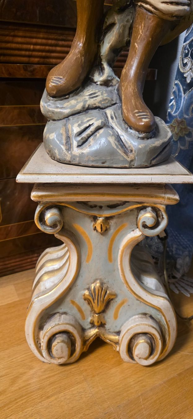 Sculture & Statue: Antiker Nubischer Fackelhalter aus Holz – Usato da Kaufdorf venduto da Nati-Nati 8