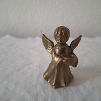 Vintage, schnusliger, kleiner Engel Kerzenhalter