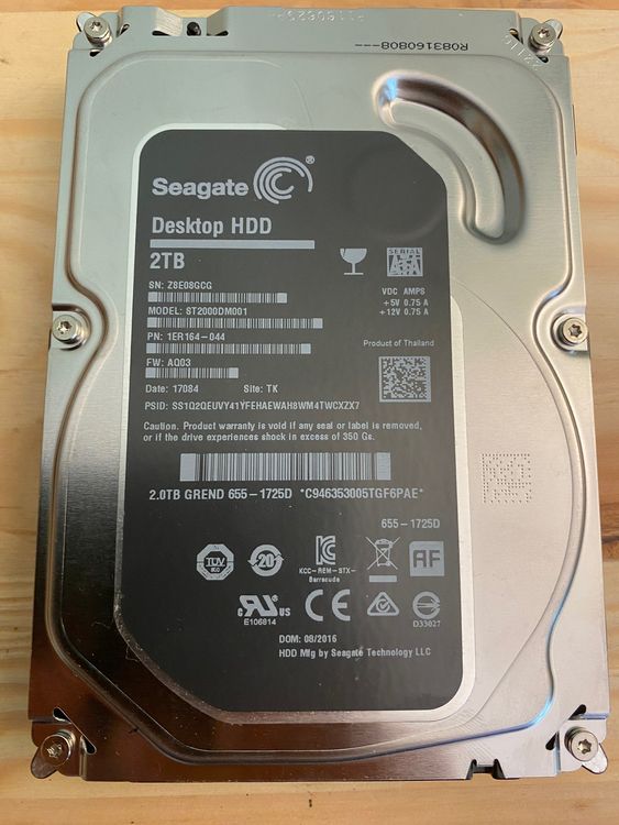 Seagate Desktop Hdd 2tb Kaufen Auf Ricardo 6020