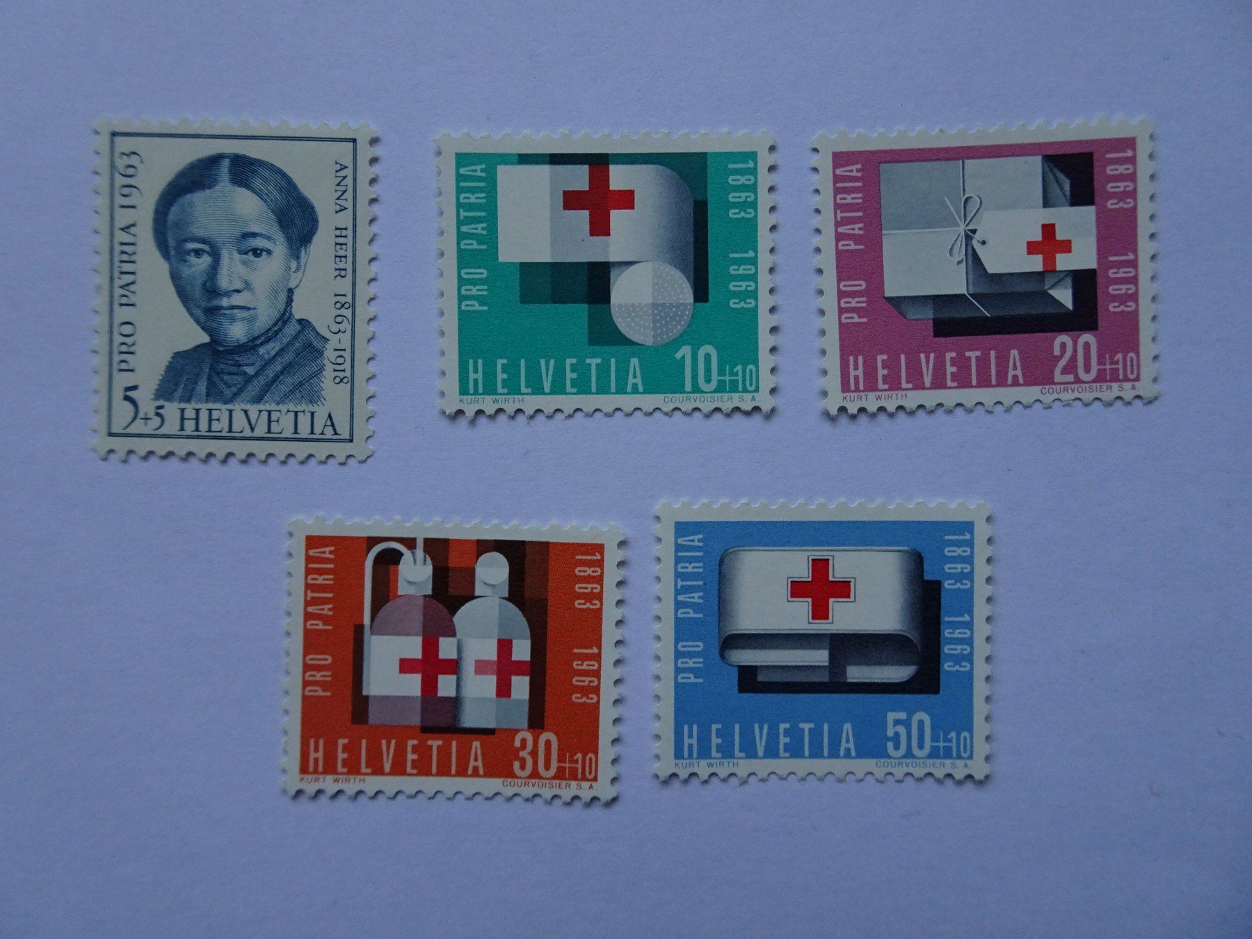 Tous les timbres: PP 1963* – Neuf (Voir description) à Aadorf par Chnorli-Furz