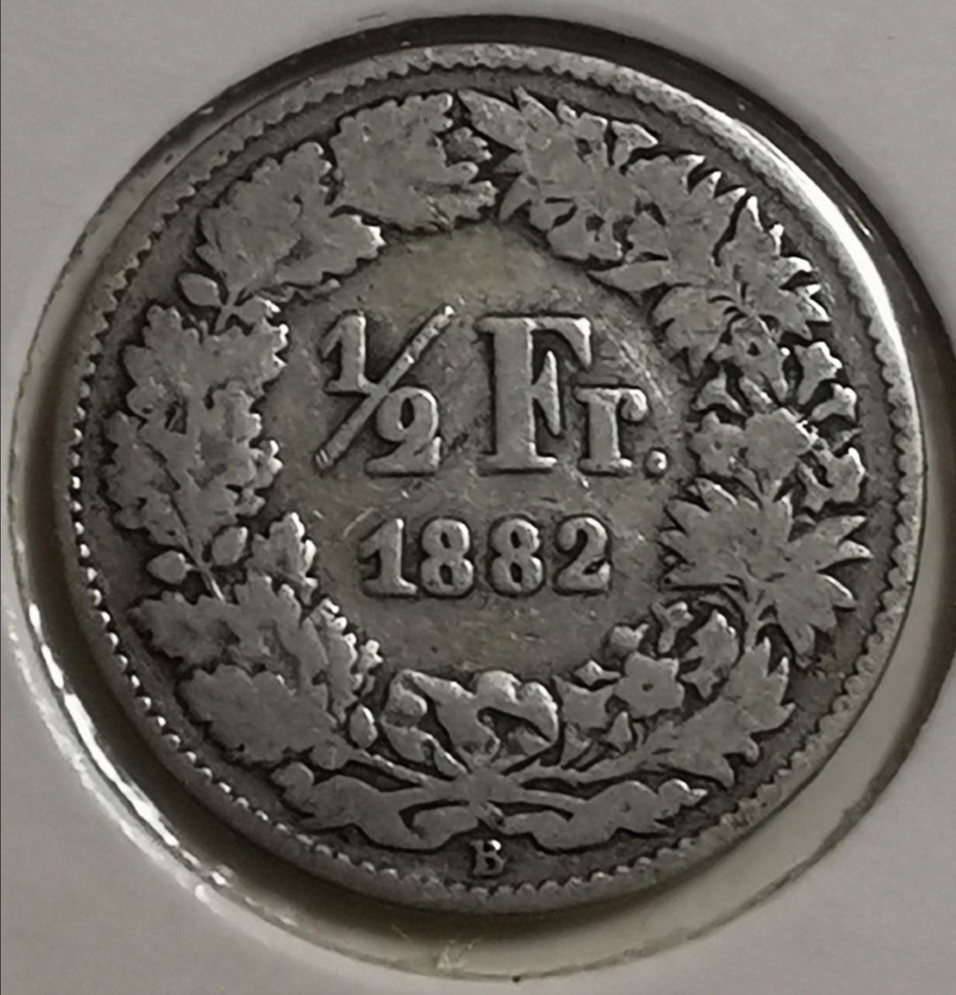 Tutti le monete: 50 Rappen 1882 Silber – Usato da Zürich venduto da turbopuz