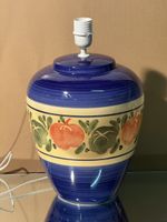 Vintage Ceramic Table Lamp with Floral Design - Unique