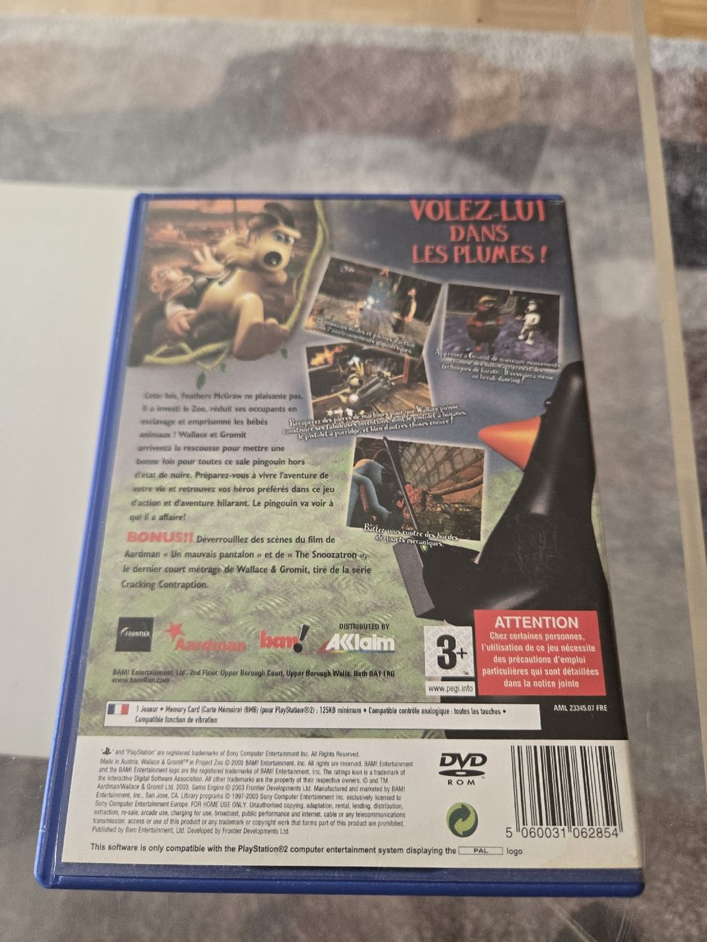 Giochi: Wallace & Gromit Dans Le Projet Zoo PS2 – Usato da Bussigny venduto da Kfdlt 1