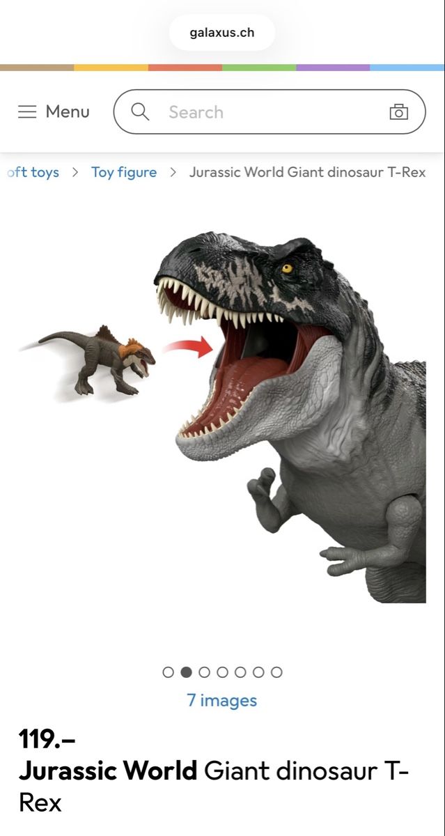 Spielzeuge: Jurassic World Giant dinosaur T-Rex 99 cm – Neu (gemäss Beschreibung) aus Jona von sch_7wfd 2