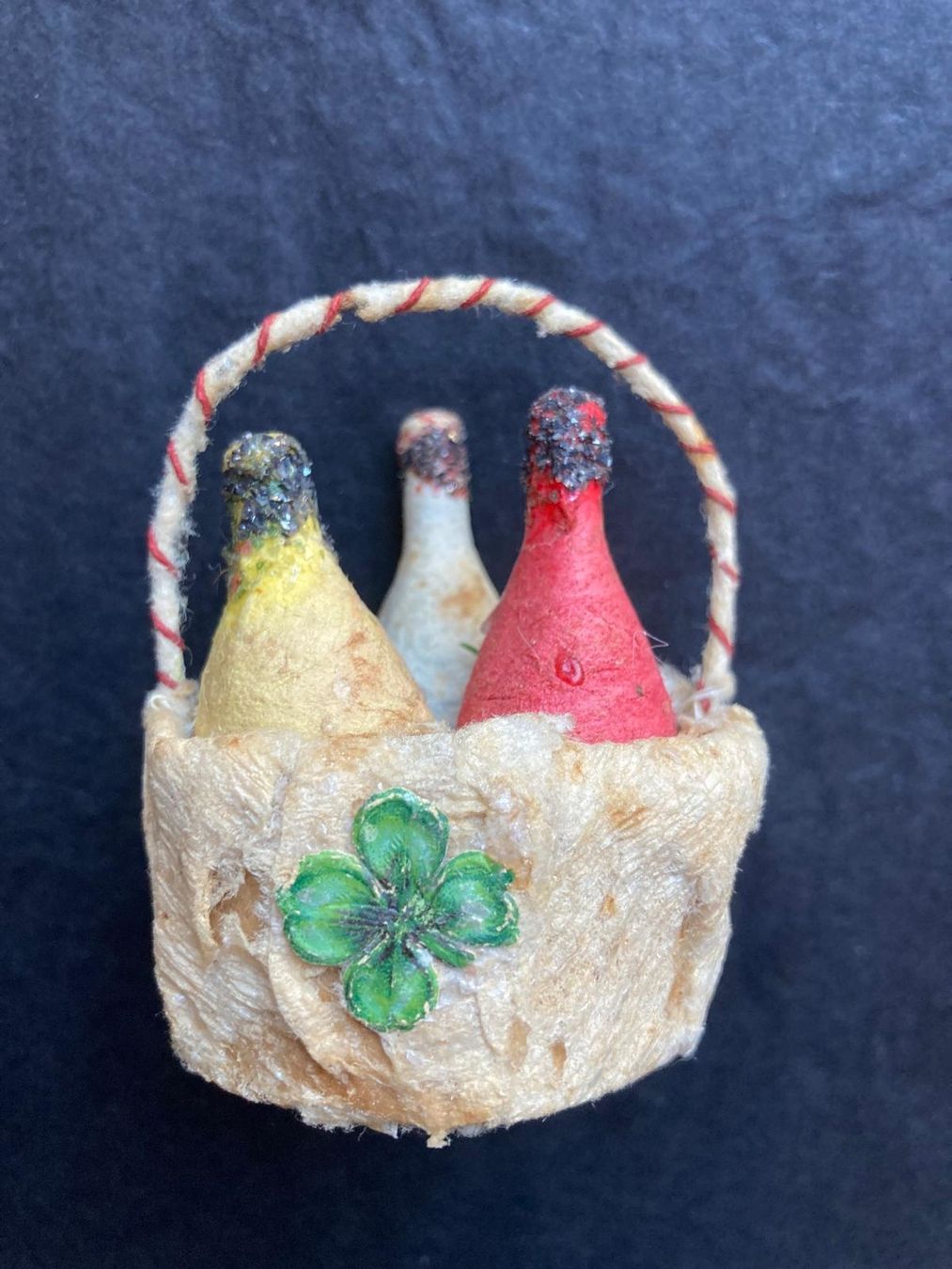 Alle Dekorationen: Alter Weihnachtsschmuck Watte Korb – Gebraucht aus Hofstetten SO von zimtschnitte17