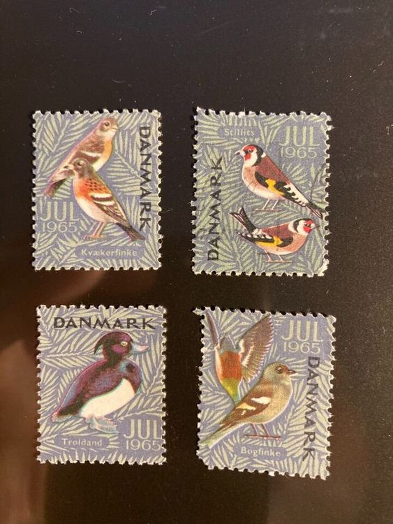 Dänemark 1965 Lot Jul-Marken mit Vögeln (Gebraucht) in Liestal für CHF ...