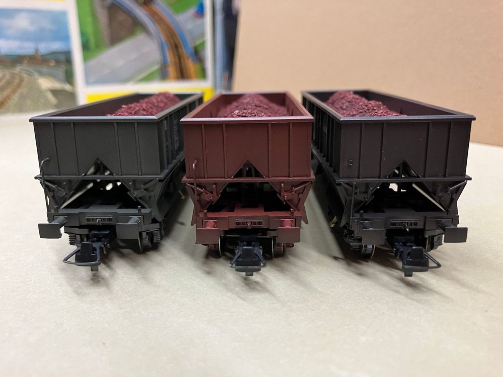 Coffret Märklin Wagons USINOR Transport De Mineraux – H0, Époque 3, Réf 48443