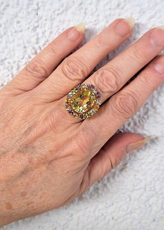 Anelli: Ring mit Lemonquarz in GG 375 – Usato da Stans venduto da wer_fd5f 4