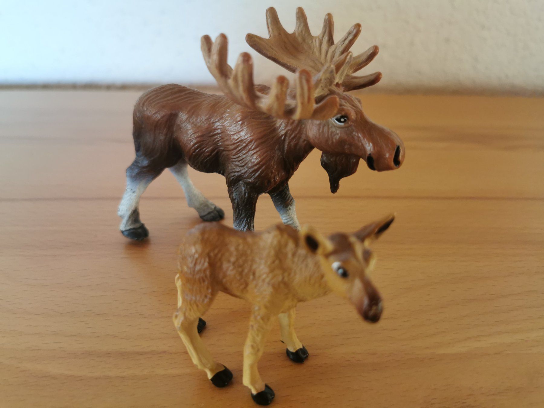 Figuren: Moose mit Jungem, 1997, Safari Ltd. – Gebraucht aus Gebenstorf von Aturic 1