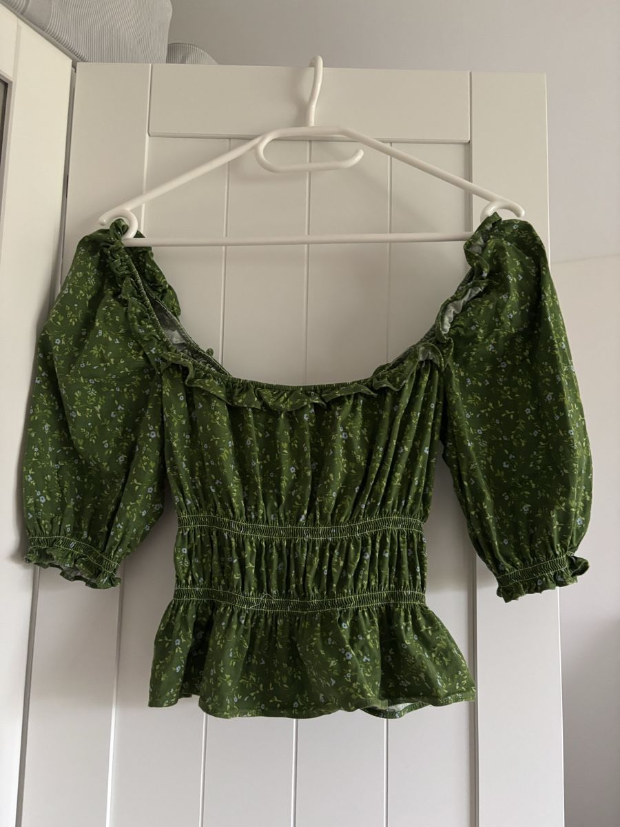 Reformation Blusen: reformation grüne bluse geblümt – Gebraucht aus Winkel von Zimtguetzli 2