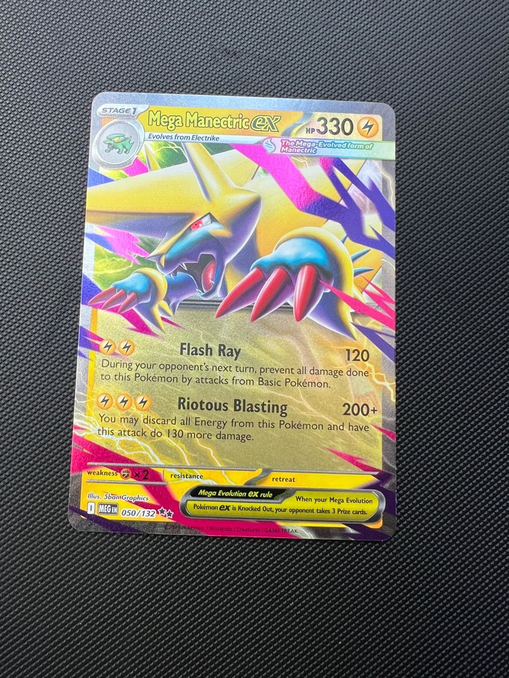 Pokémon Cartes à collectionner: Mega Manectric ex 050/132 – Neuf (Voir description) à St-Blaise par Ralphro