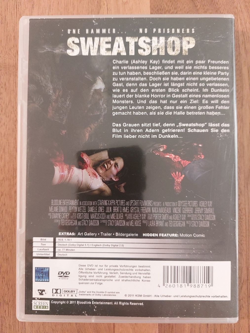 Tutti i DVDs: DVD - Sweatshop – Usato da Rheinfelden venduto da FilmAuktion 1