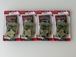 4x Pokémon TCG Destined Rivals Zarude Pin Blister Sealed EN