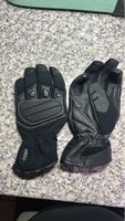 Motorradhandschuhe Leder Schwarz Grösse L