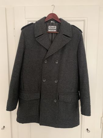 D&G Winter Wollmantel, Top Zustand, Gr. 52, Grau ❄️