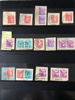 CH1936-1938 Schöne Abstempelungen auf Brieffragmenten