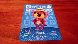 Animal Crossing amiibo Karte, Pascal / Johannes, EU Nr. 010