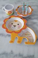 KINDER GESCHIRR-SET Eco Bambo " LION "
