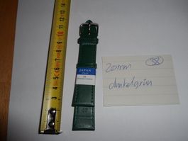 Uhrenarmband,20mm ,dunkelgrün