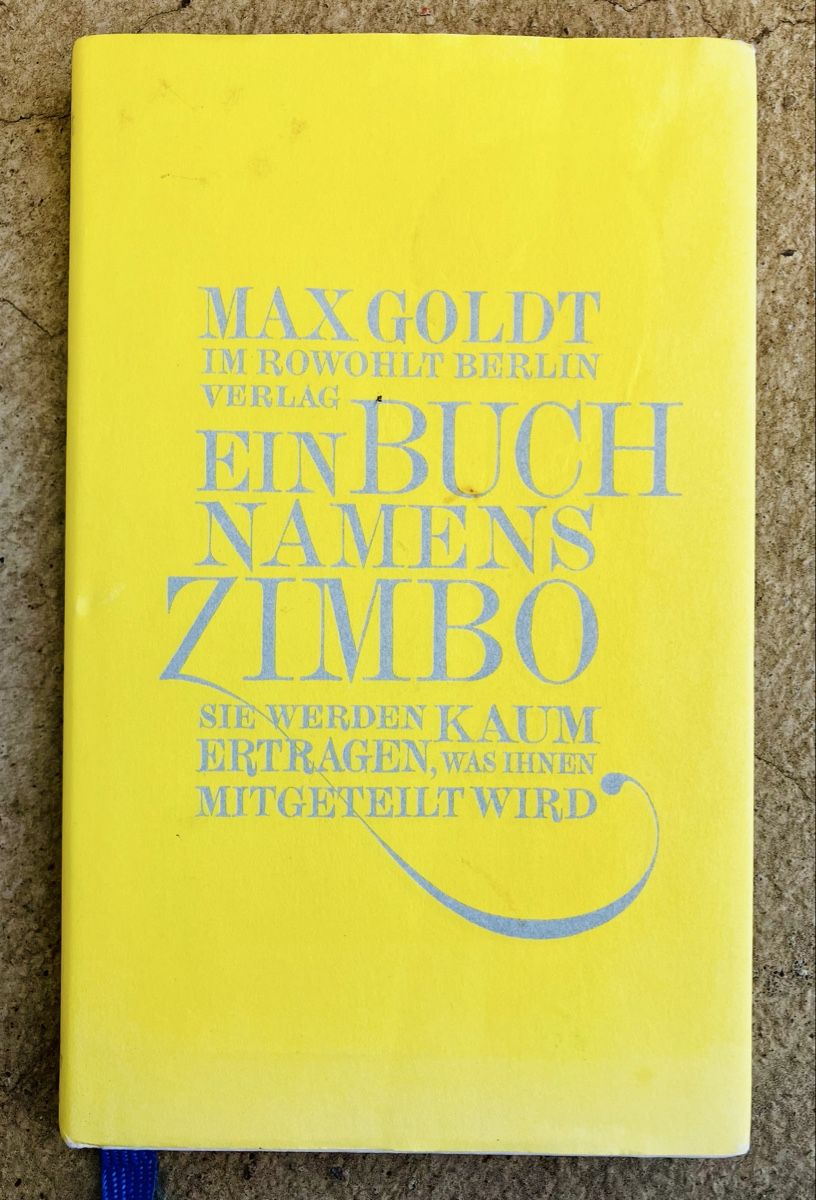 Bücher: Max Goldt: Texte – Gebraucht aus Buchs AG von Allerleis