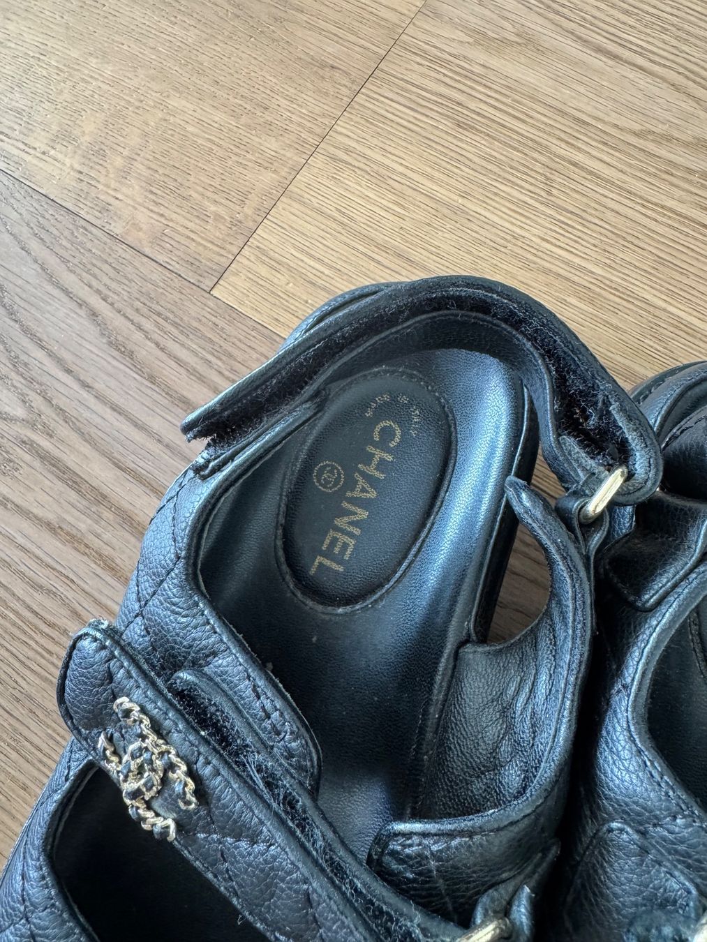 Chanel Damenschuhe: Chanel Dad Sandale Gr. 39C, schwarz – Gebraucht aus Triesen von atos87 2