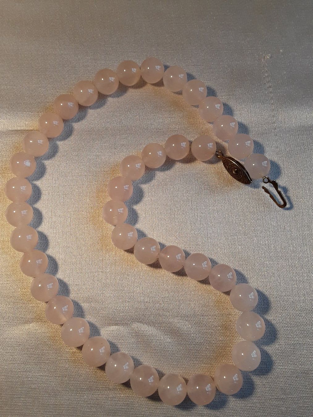 Catenine: Wunderschöne Rosenquarz Halskette/Collier – Usato da Zürich venduto da sanwit 1