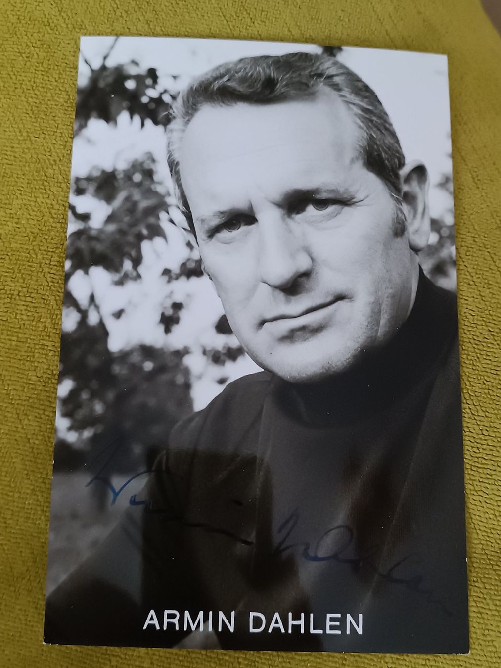 Autografi: Armin Dahlen - †2013 - handsigniert – Usato da Menziken venduto da Artographs