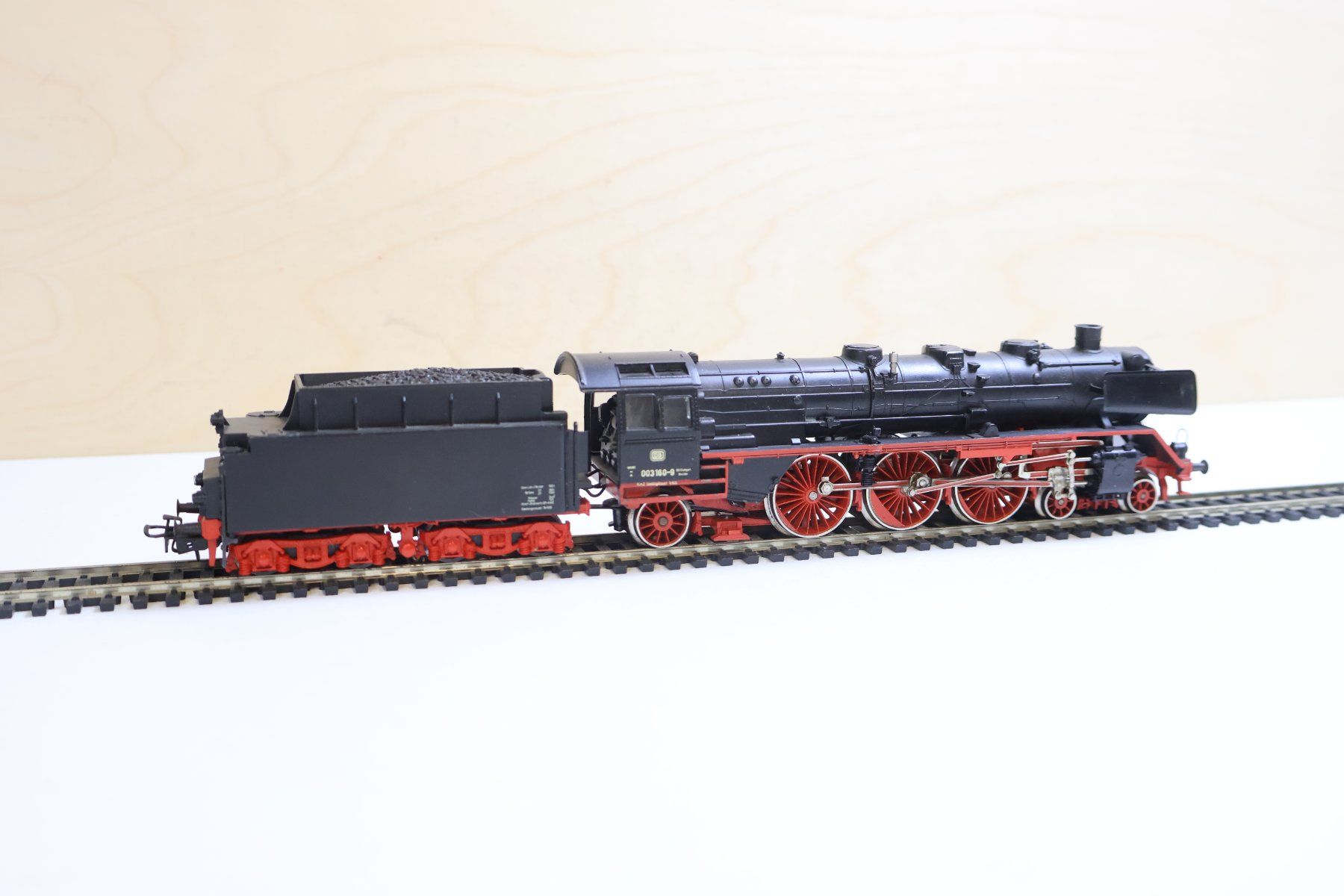 Märklin Modellini di ferrovie: Märklin grosse DB Dampflok BR 003 - H0 – Difettoso da Winterthur venduto da Monstera 6