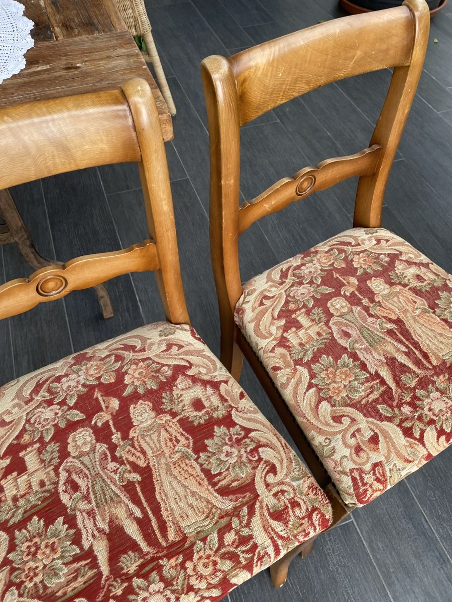 Sedie: 4 Stühle Biedermeier Stil Nussbaum – Usato da Aeugst am Albis venduto da derimker 2
