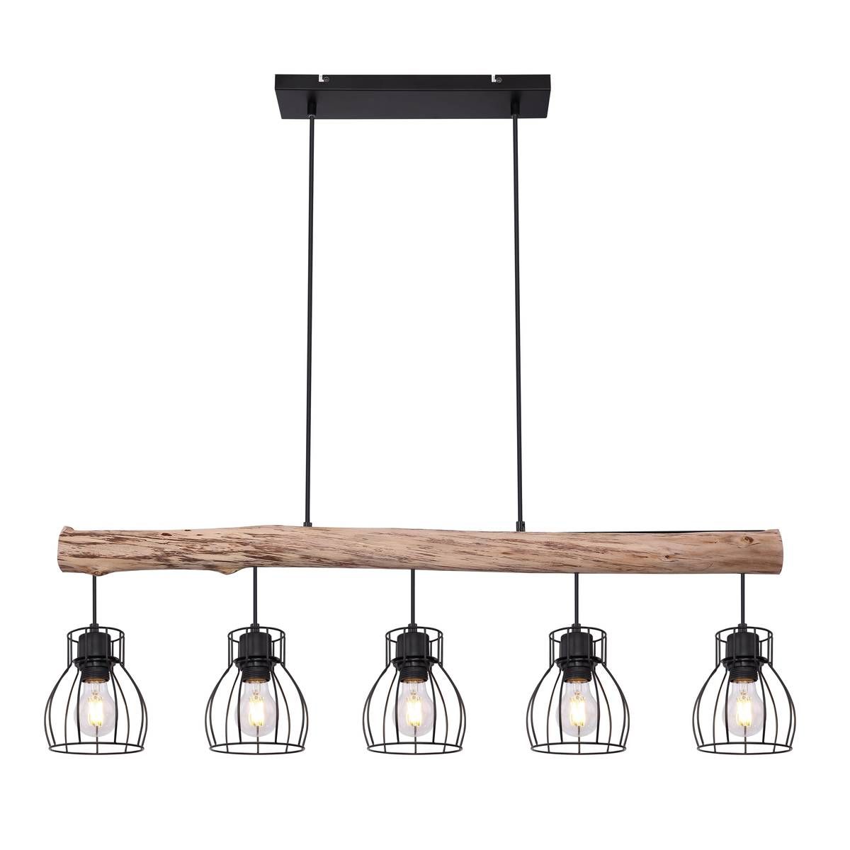 Lustres & lampes de plafonds: Pendelleuchte, Holz, 104 cm x 14 cm – Neuf (Voir description) à Kreuzlingen par Smart-Light 4