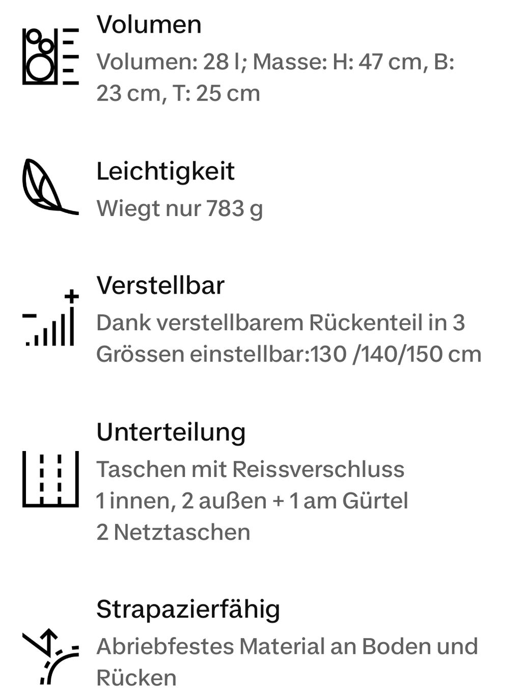 Decathlon Sacs & sacs à dos: Rucksack 28 Liter, Quecha  – D'occasion à Seuzach par nadine.baur84 7