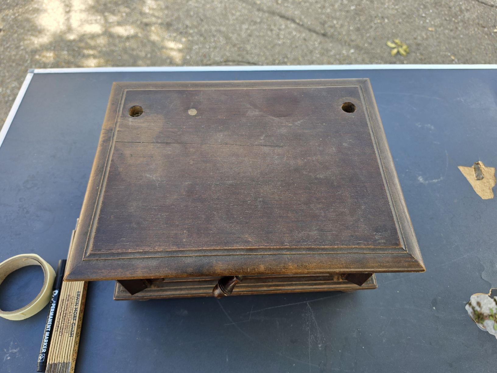 Cassapanche: Holzschatulle mit Schublade antiker Stil – Usato da Mettlen venduto da elios0888 4
