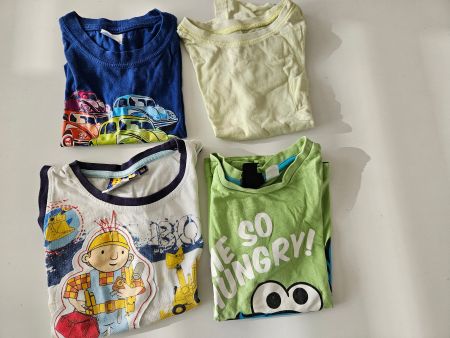 Set Shirts / T-Shirts 4 Stück ca. Gr. 98/104