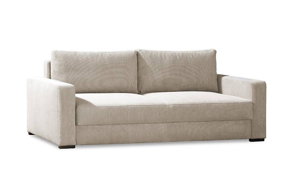 Sofas: Bettsofa Lindsey in Cord beige – Gebraucht aus Bischofszell von deluxe-moebel 1