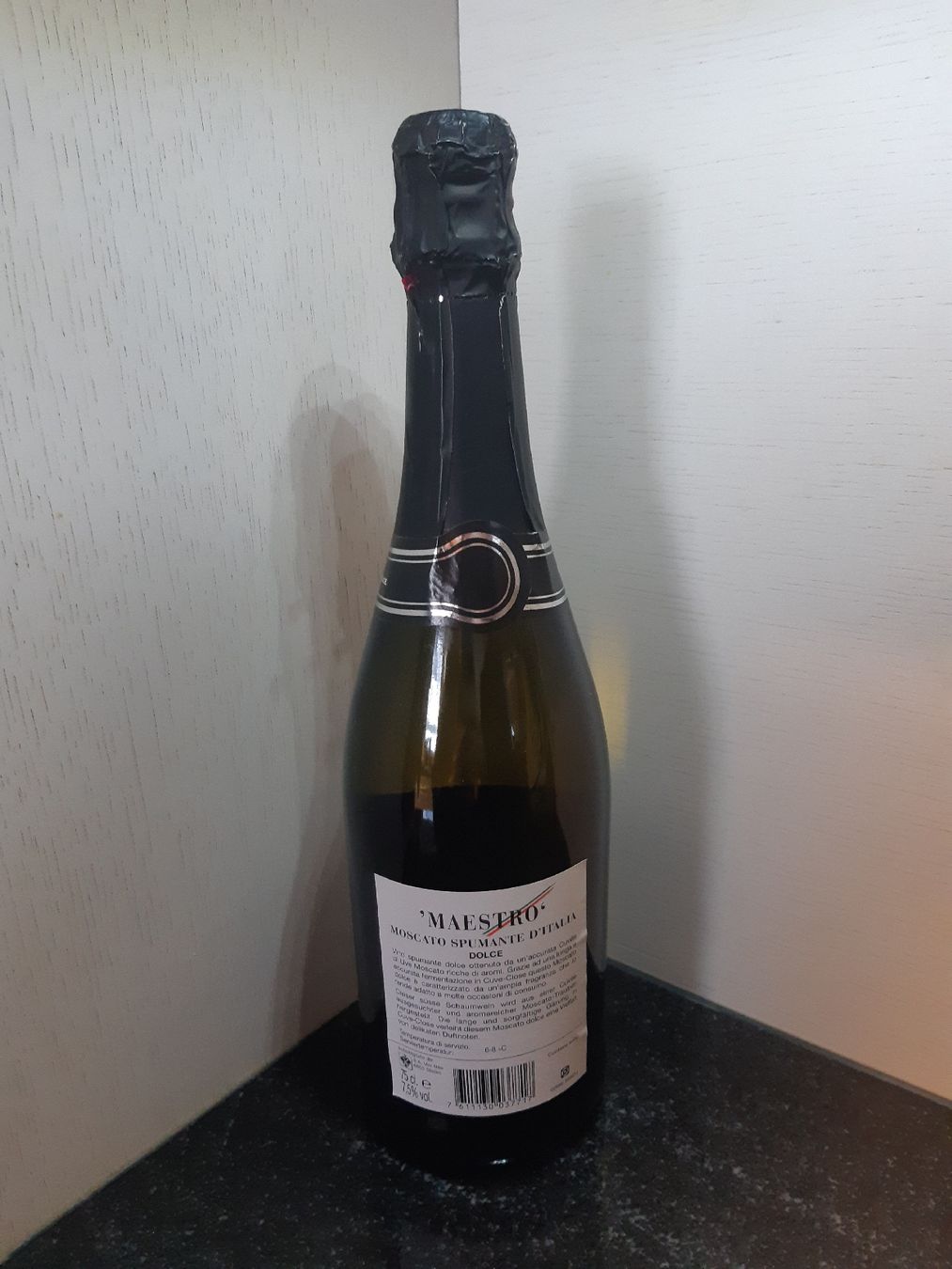 Vino: Moscato Spumante Maestro – Nuovo e nell'imballaggio originale da Toffen venduto da Gwunderegge77 1