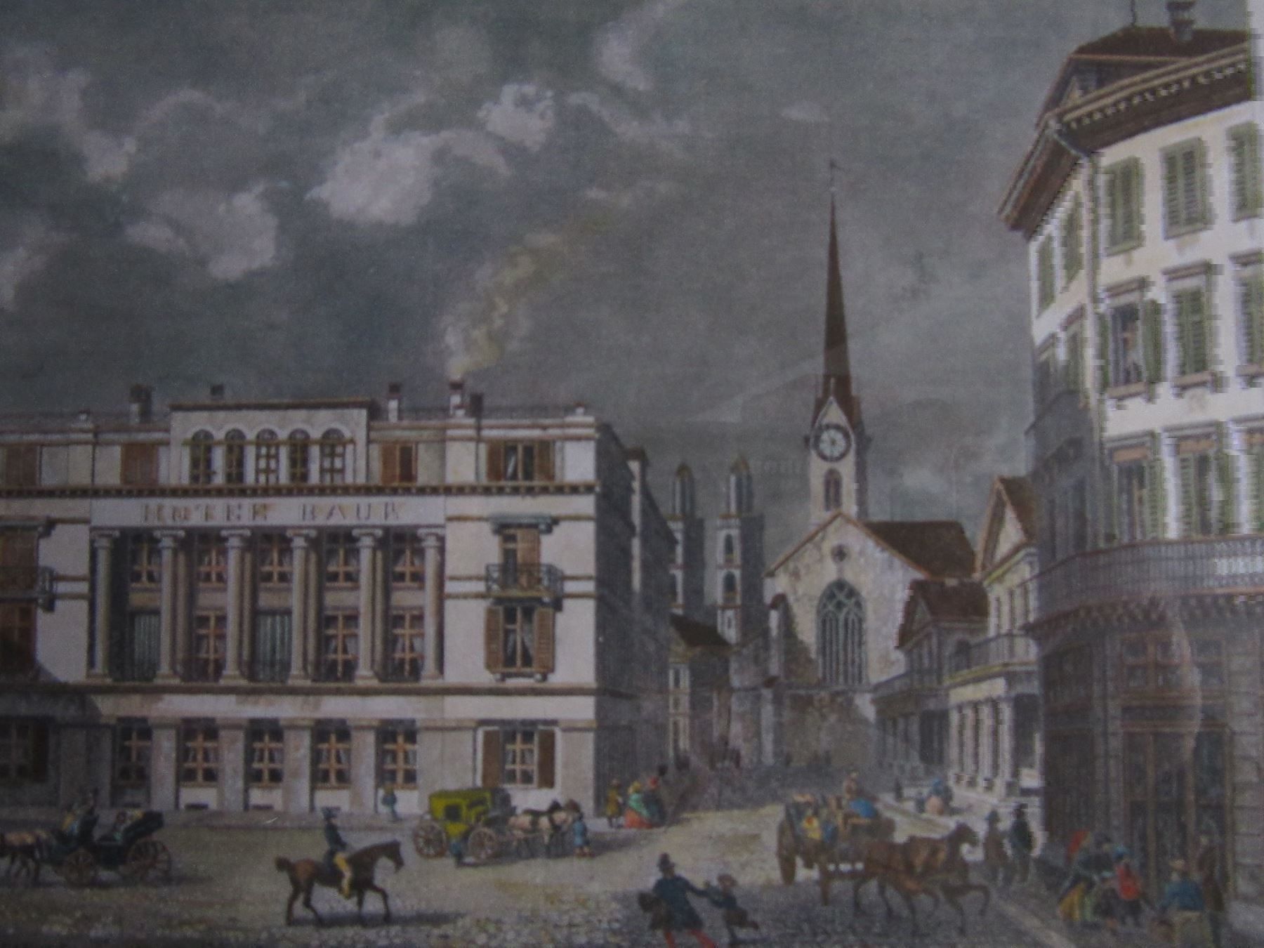 Incisioni: ZÜRICH  MIT NEUWERTIGEM RAHMEN – Usato da Gersau venduto da kunst-online 2