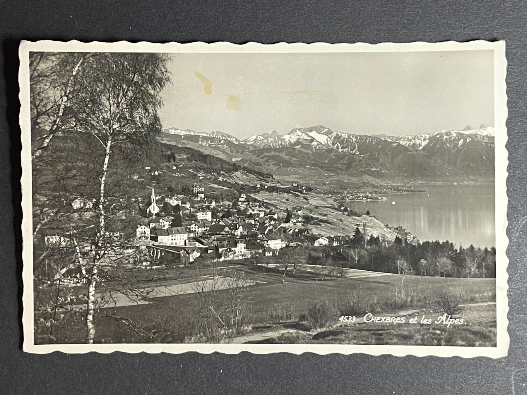 Cartoline postali: Chexbres et les Alpes – Usato da Steg VS venduto da danwer74