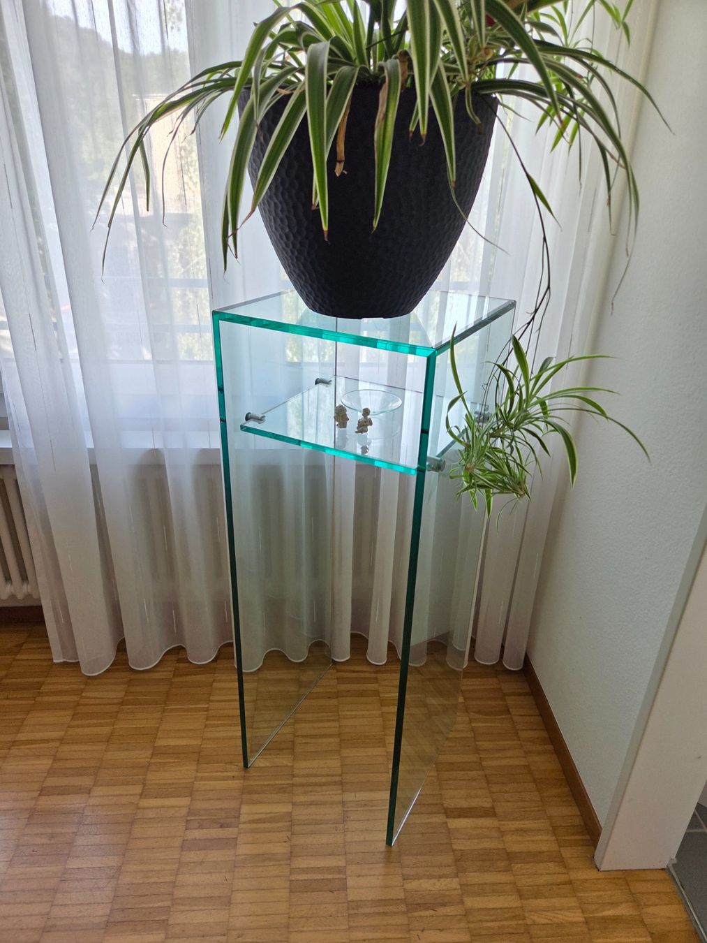Altro in Decorazioni & Accessori: Säule aus Glas mit Ablage – Usato da Au ZH venduto da noemsi95 1