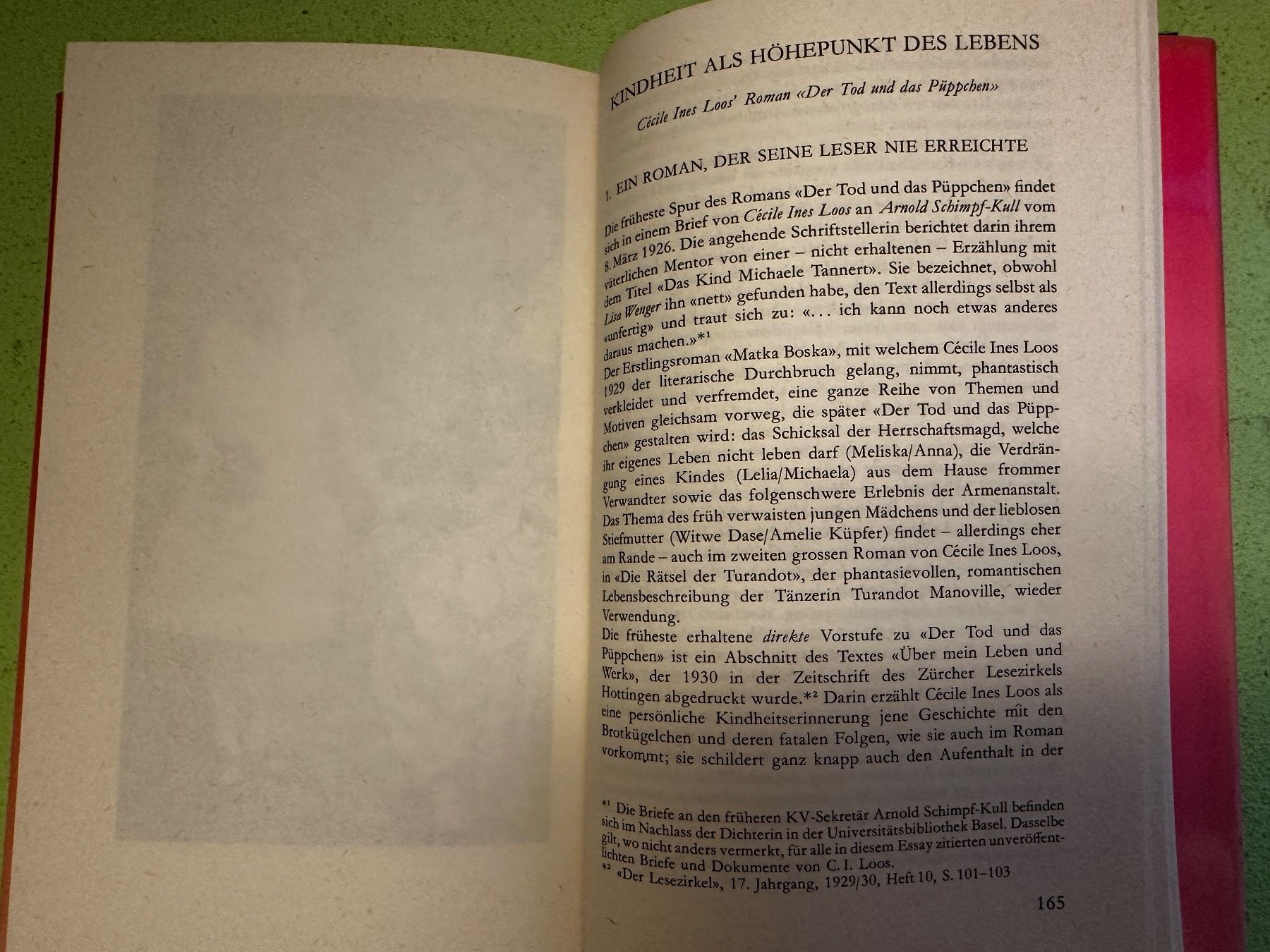 Libri: Cécile Ines Loos: Der Tod und das Püppchen – Usato da Zürich venduto da allp 6