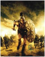 BRAD PITT - *TROJA* -  Grossfoto handsigniert (20x25cm) COA