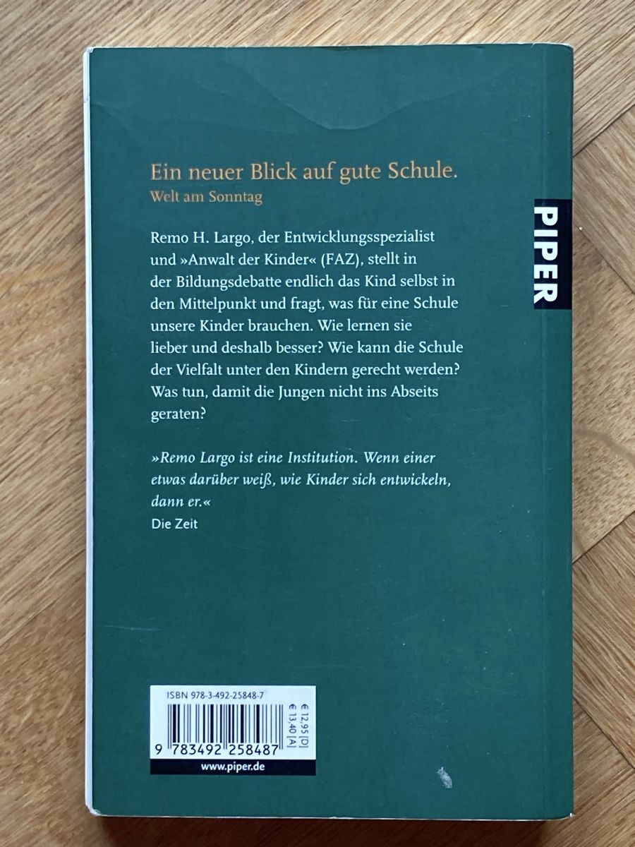 Libri: Remo Largo: Schülerjahre – Usato da Winterthur venduto da Wakame 1