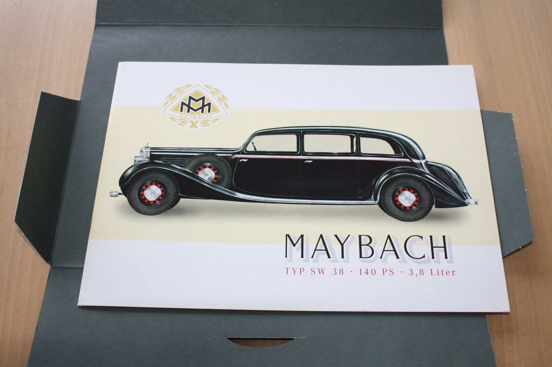 Maybach Dokumente: MAYBACH TYP SW 38 PROSPEKT – Gebraucht aus Wikon von erwin400 1