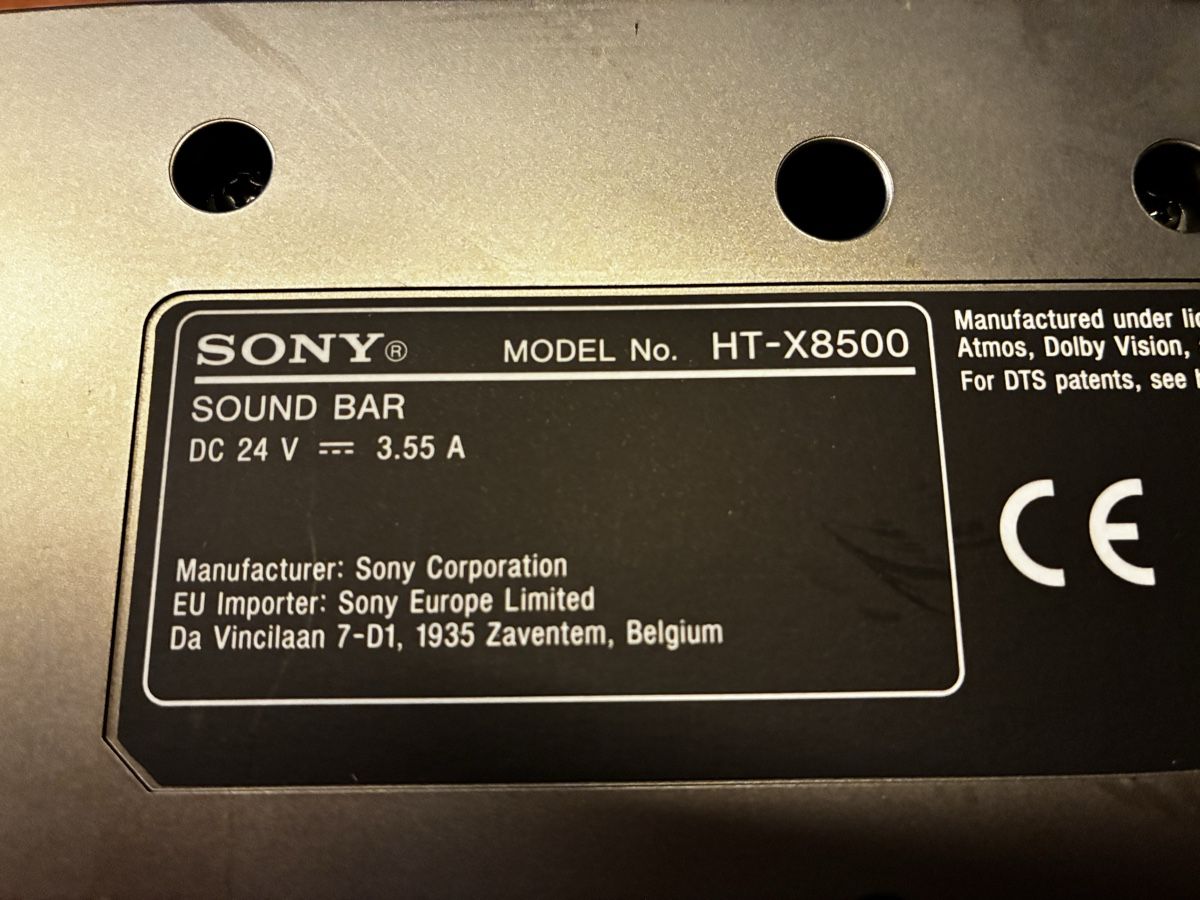 Sony Home Cinema: Sony HT-X 8500 – Nuovo (secondo la descrizione) da Wangen sz venduto da ms1_k9x8 5