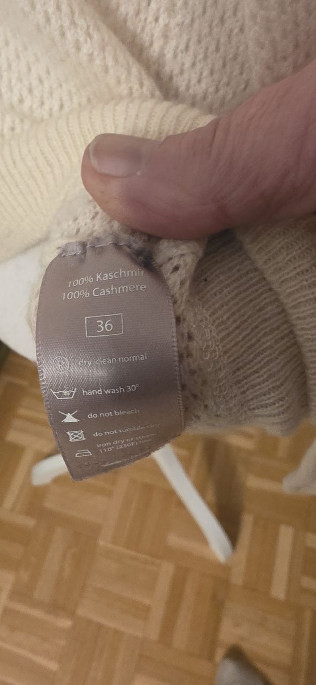 Hemisphere Maglioni & Felpe: Hemisphere Kaschmir Pullover Damen Beige Grösse 36 – Usato da St. Gallen venduto da mania03 5