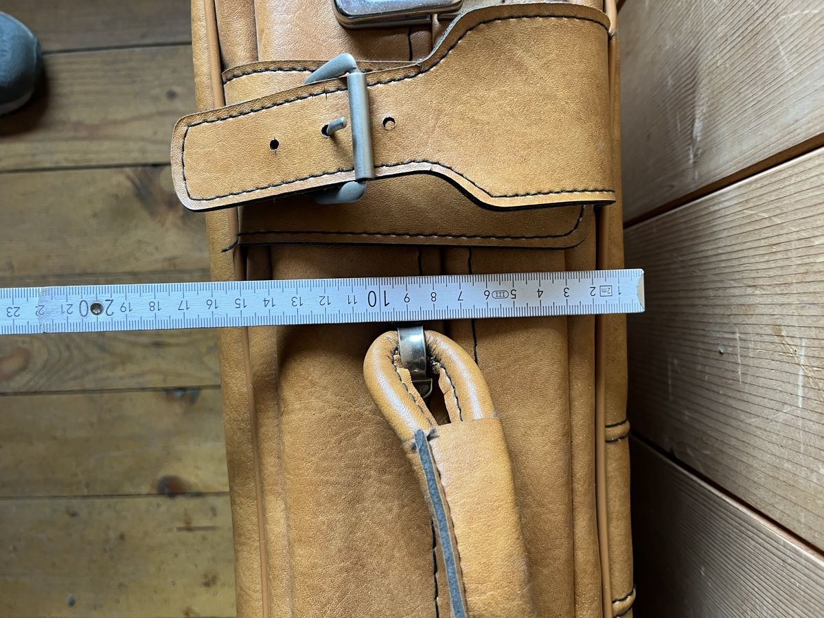 Valigie: Retro Reisekoffer aus Leder – Usato da Escholzmatt venduto da Stern777 2
