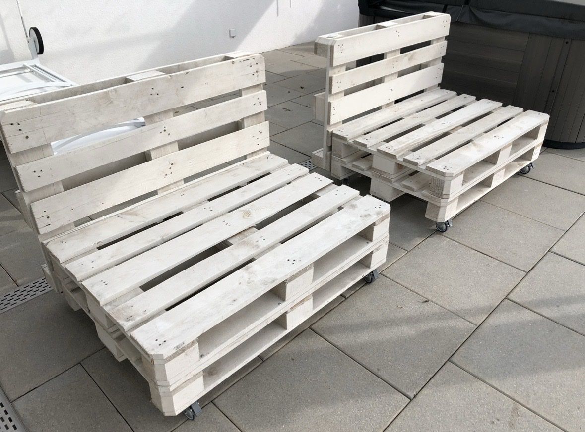 Paletten: Paletten Lounge mit Kissen – Gebraucht aus Oetwil a d Limmat von TanjaR79 2