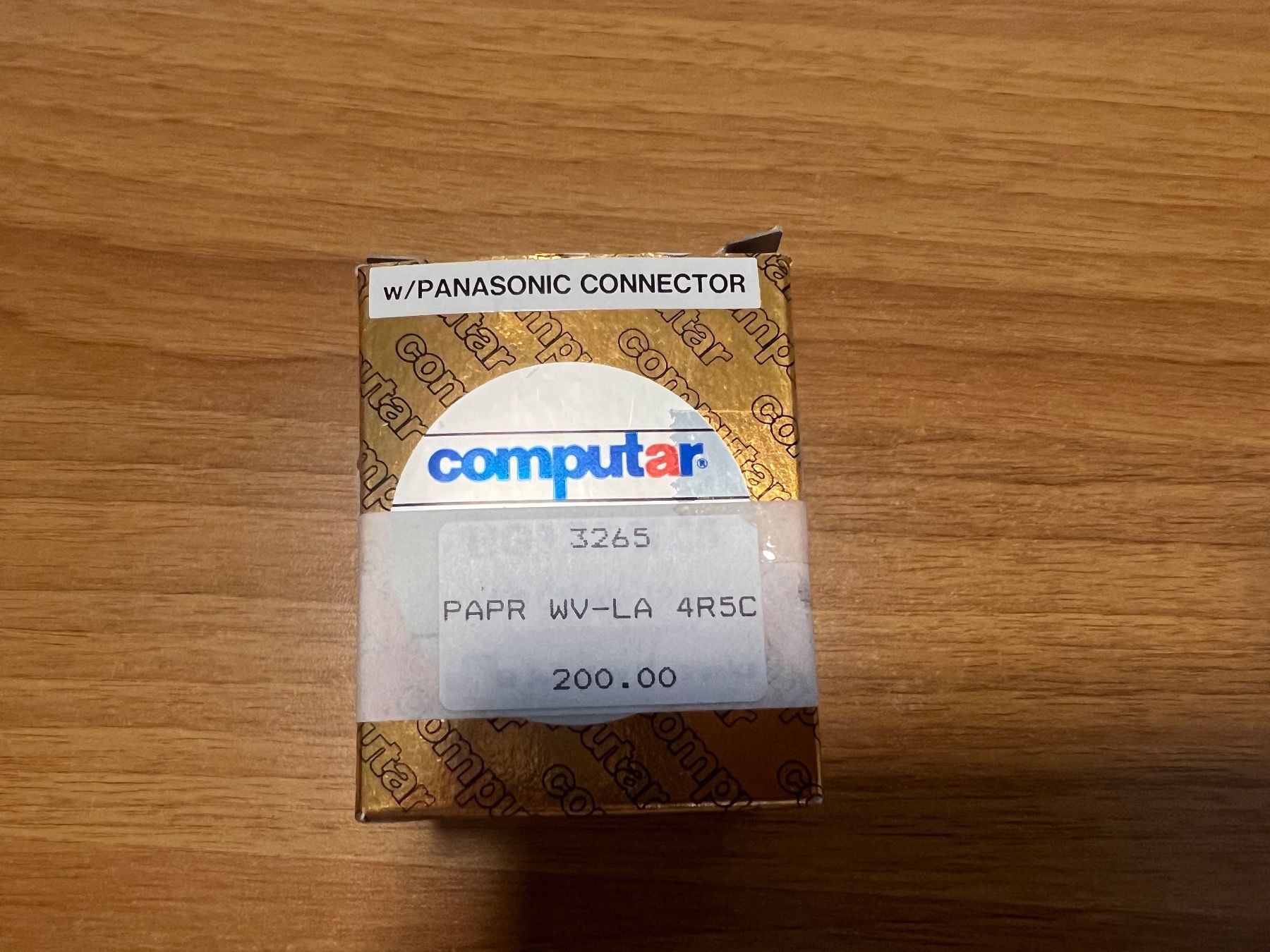 Panasonic Obiettivi: PANASONIC AUTO IRIS LENS (WV-LA4R5C3A) 4.5MM – Nuovo (secondo la descrizione) da Cossonay-Ville venduto da inf_2fds 1