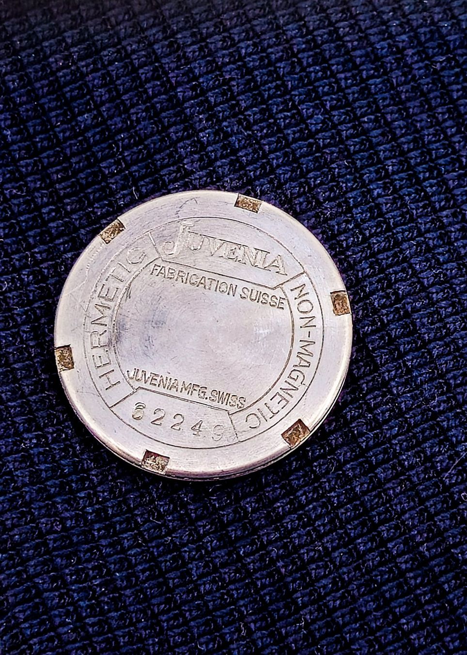 Juvenia Orologi: Seltene JUVENIA ARITHMO Vintage-Herrenuhr – Usato da Lugano venduto da R.Riccardo 5