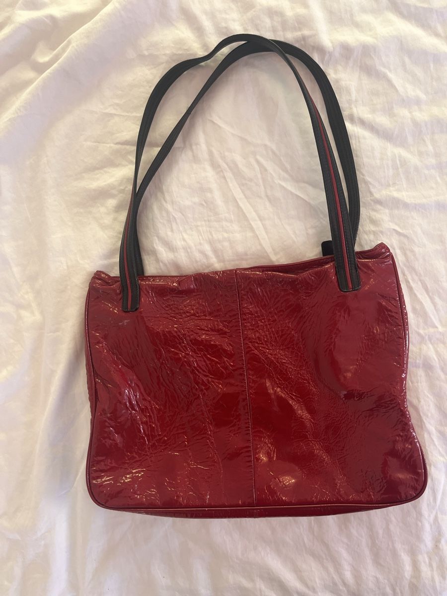 Borse da donna: Handtasche rot Lackoptik  – Usato da Zürich venduto da sin_9jgz
